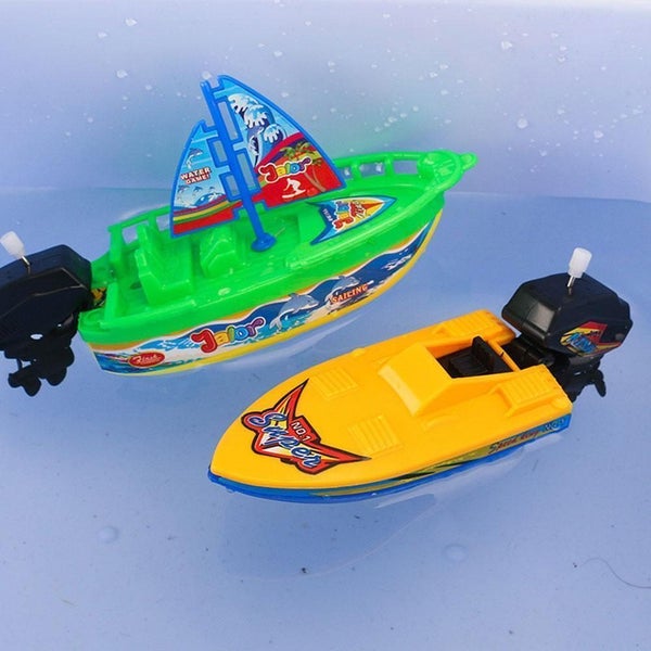 Wind Up Clockwork Boat Ship Toys Play Water Bath For Childre Q4C2 Carousel 2