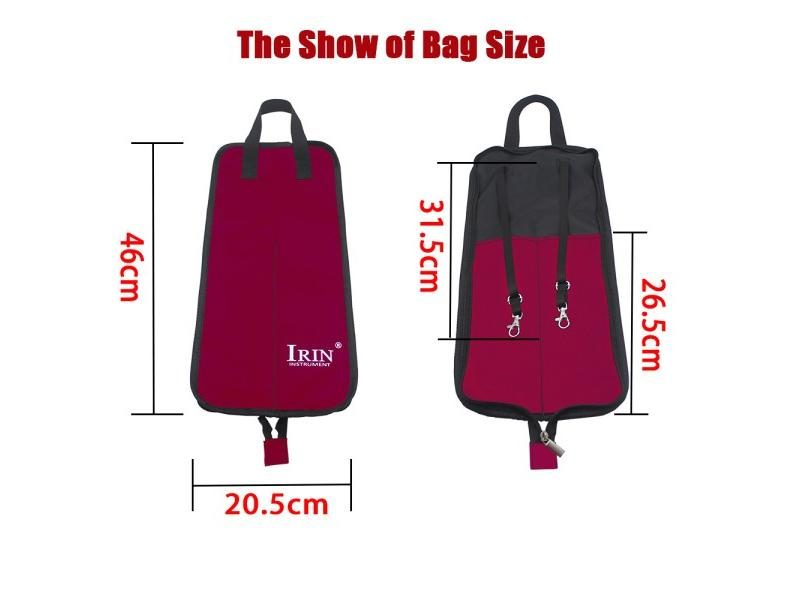 Drumstick Bag With 600D Water-resistant Carrying Strap For Drumsticks Carousel 1