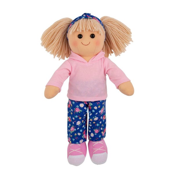 Hopscotch Lovely Soft Rag Doll Fifi Girl Dressed Doll Large 35cm Carousel 1