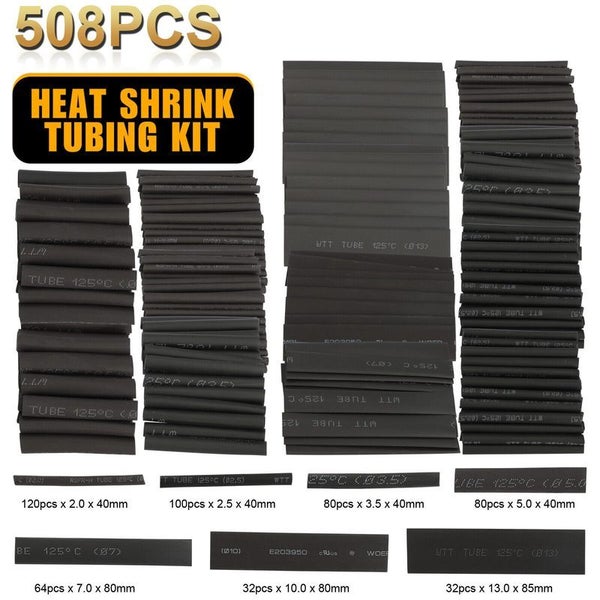 Heat Shrink Tube Sleeve Wire Wrap Tubing Pack Carousel 1