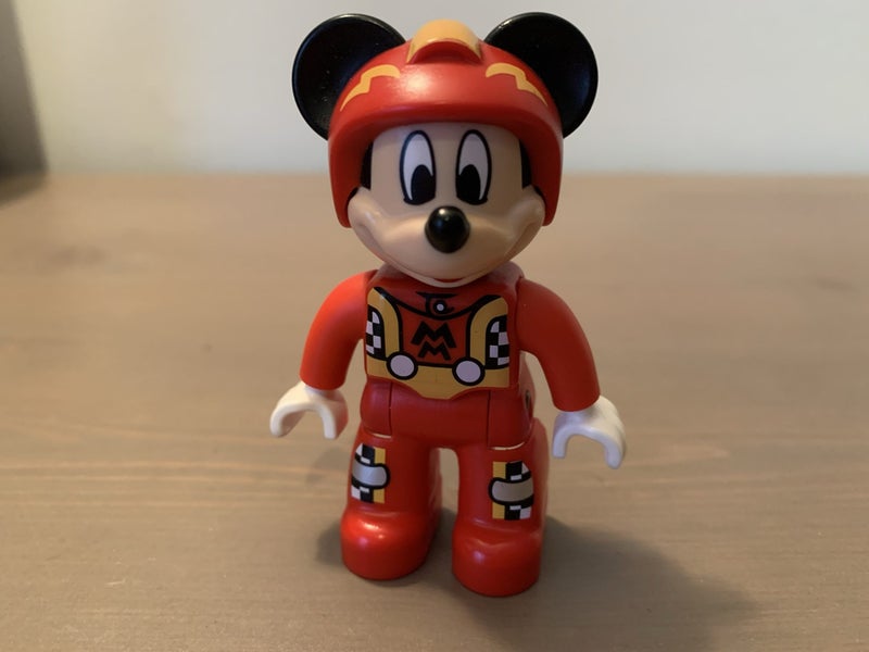 Lego Duplo Mickey Mouse Red Race Car Driver Carousel 2