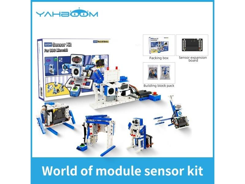 Yahboom 21 In 1 Microbit V2 Robotics Kit DIY Electronic Sensor Kit Programmable Carousel 1