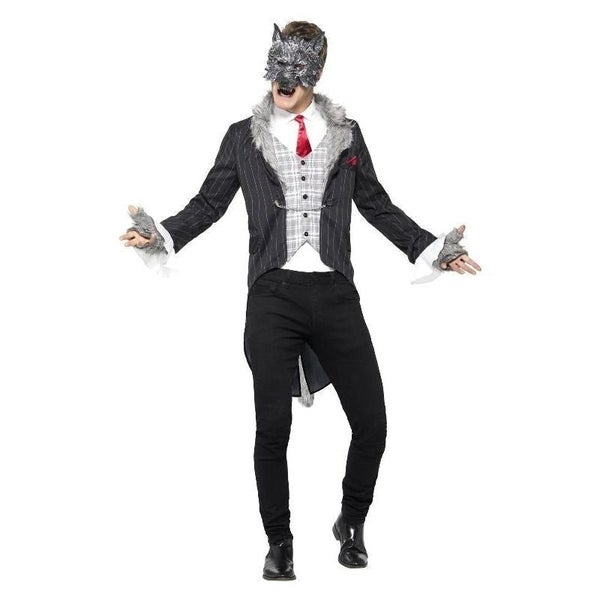 Big Bad Wolf Deluxe Costume Adult Grey Carousel 2