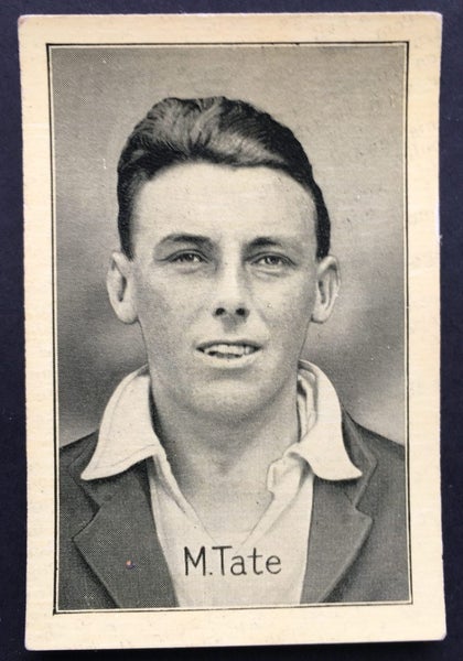 M. Tate 1926 Famous Test Cricketers Amalgamated Press Trade Card Carousel 1