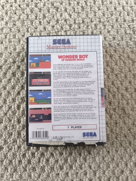 Wonder Boy in Monster World Sega Master System SMS Carousel 2