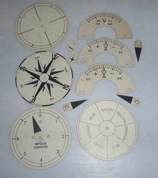 Meccano Elektrikit Dial Cardboard Parts Carousel 1