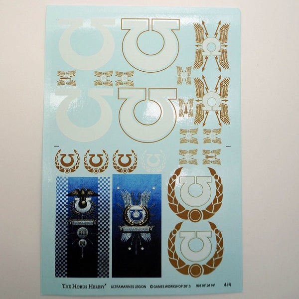 Ultra Marines – Transfer Sheet – 4x A6 size Carousel 2