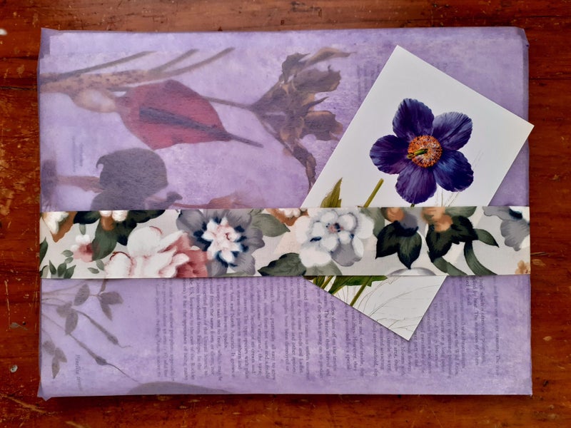 Bulk Beautiful Botanical Book Pages & Craft Paper Pack. Great for Junk Journals Carousel 1
