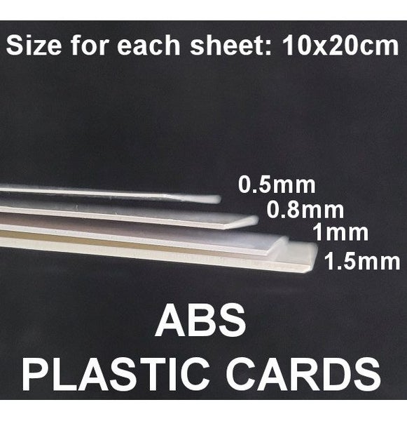 Model / Hobby ABS Plastic Cards Set of 4 Carousel 1