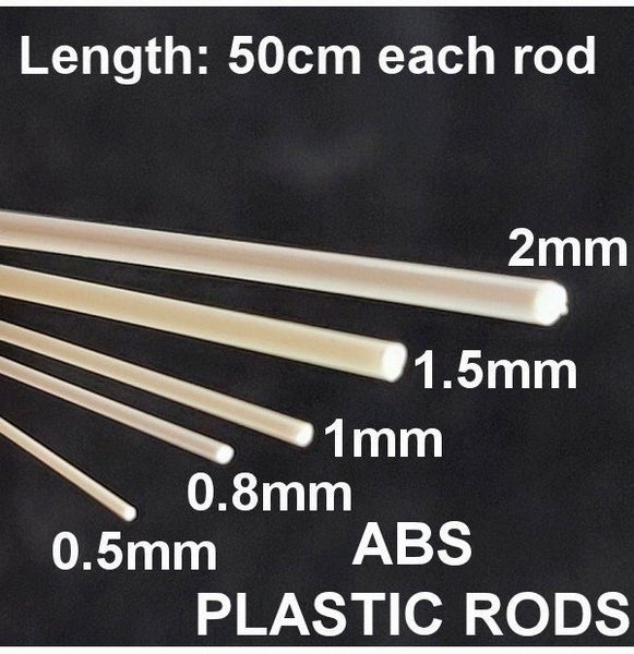 Model / Hobby ABS Plastic Rods Set of 5 Carousel 1