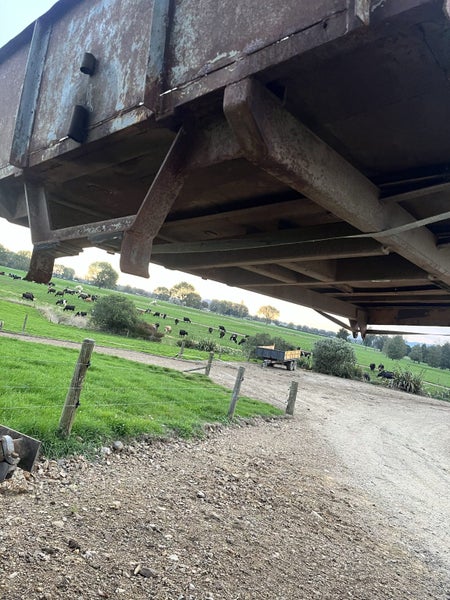 Trailer Deck solid underbody 3.9 long x 2.4 wide.came off an 8 ton Sam chassis Carousel 8
