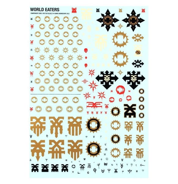 World Eaters Legion – Transfer Sheet – From World Eaters Start collecting box Carousel 1