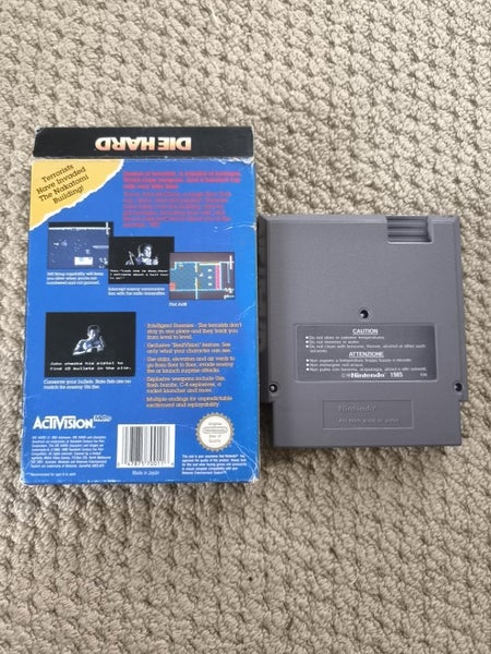 Die Hard PAL NES with box protector Carousel 2
