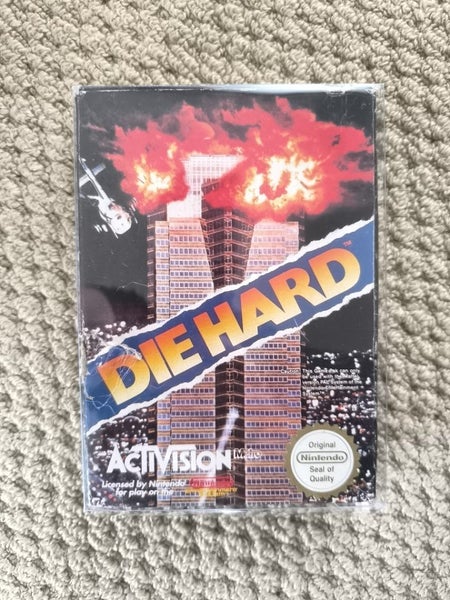 Die Hard PAL NES with box protector Carousel 7
