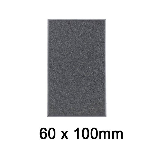 60 X 100mm Rectangle Base - 1x per pack Carousel 1