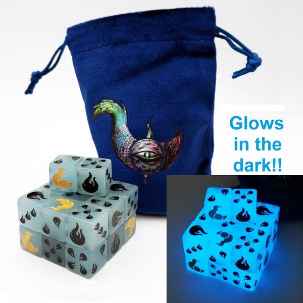 Wargaming Dice - Tzeentch, Glow in the dark dice - Bag of 20 Carousel 1