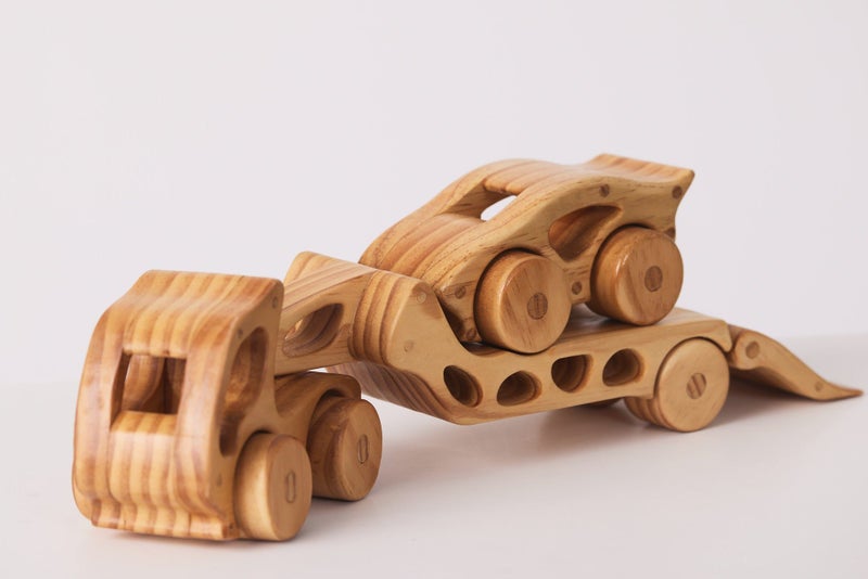 Huhu Car Transporter with Car Carousel 1