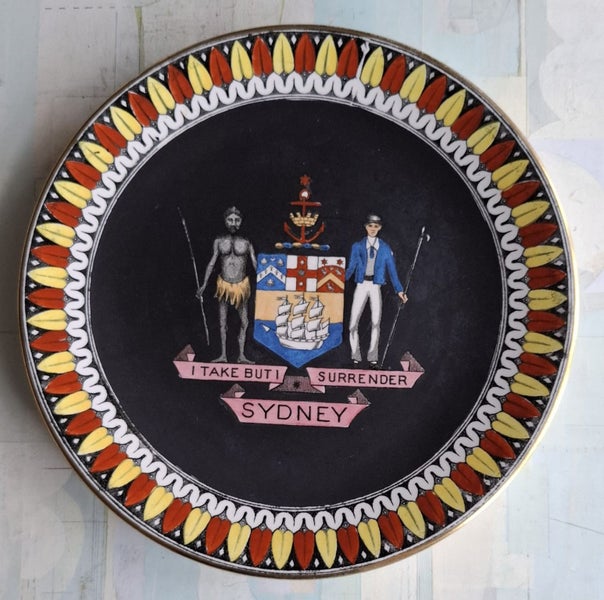 Adams Etruscan Ware - Sydney Australia's Coat of Arms - circa 1908 Carousel 1