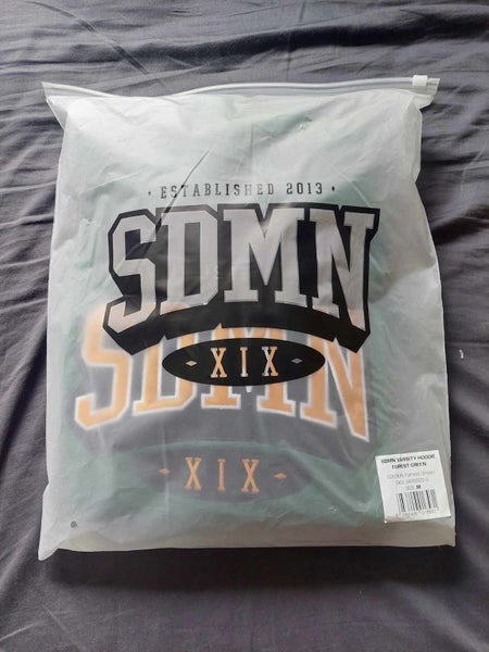 SDMN Varsity Hoodie Forest Green - Medium Carousel 1