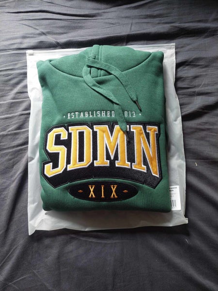 SDMN Varsity Hoodie Forest Green - Medium Carousel 2