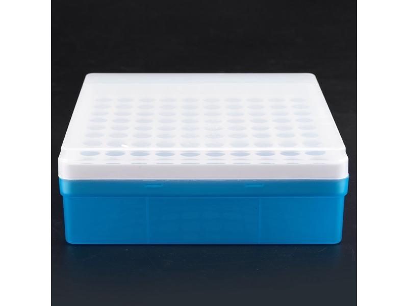 SOSW-Plastic Square Laboratory 1.5ml Centrifuge Tube Case Box Carousel 2