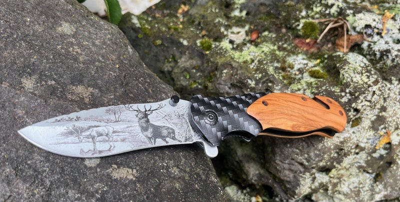 $1R NEW 2025 NORTH AMERICAN TARUCA Carbon Hunting knife by Sika Knives RRP$199 Carousel 11