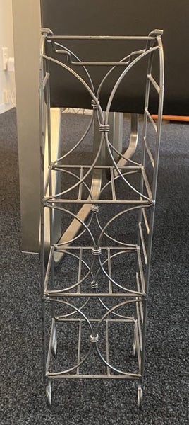 Wrought Iron Bathroom / Bedroom Towel Rail & Toilet Roll Holder Carousel 6
