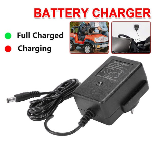 6V 12V Battery Charger AC Adapter For Kids Toys Electric Cars Scooter Motorcycle Carousel 1