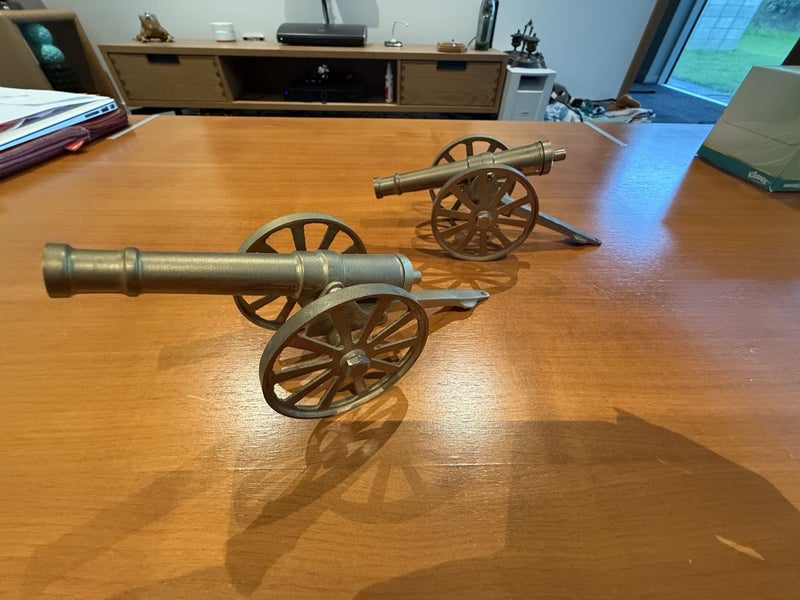 Brass Miniature Signal? Cannons Carousel 1