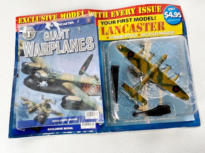 LANCASTER Die-cast WW2 Aircraft with original unopened "Fighter" Carousel 1