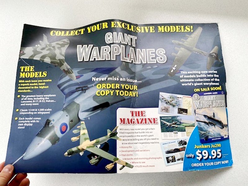 LANCASTER Die-cast WW2 Aircraft with original unopened "Fighter" Carousel 4