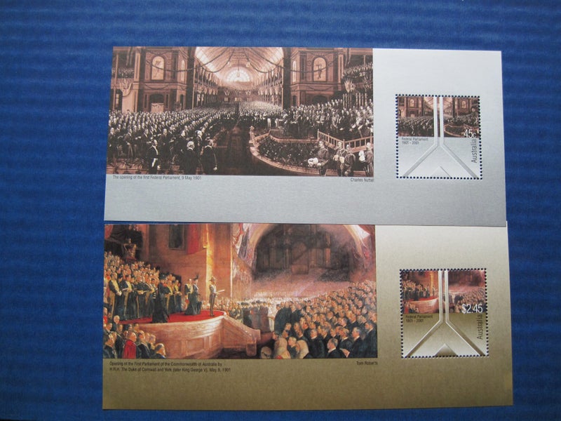 Australian Federal Parliament 2001 (977) 2 MS UHM Carousel 1