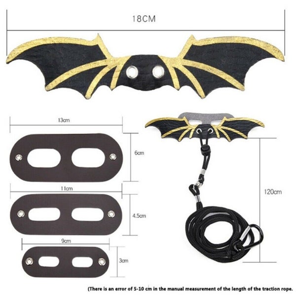 Gecko Chest Strap Walking Reptile Leash Lizard Traction Rope Lizard Harness Set Carousel 2