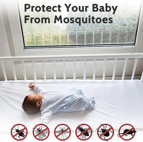 Window Mosquito Nets, 2 Pcs 130 * 150cm Window Mesh Insect Screen, Diy Window Mo Carousel 5