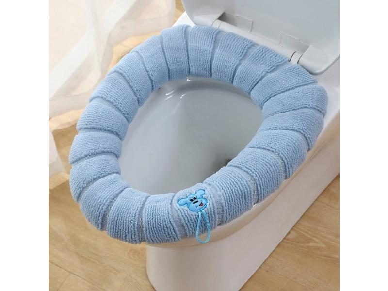 Washable Mat Bathroom Toilet Seat Closestool Toilet Lid Pad Home Decor Warm Carousel 1