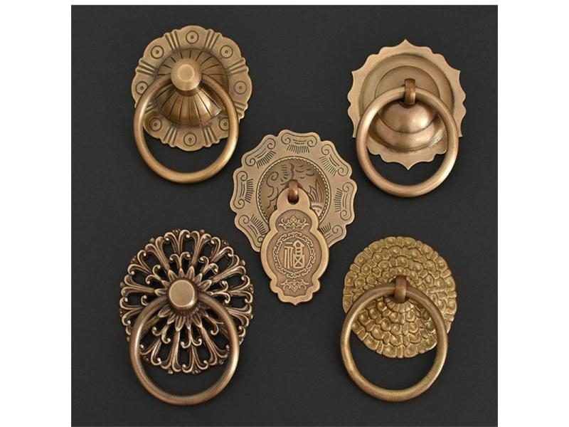 Chinese Style Copper Knocker Crafts For Garden Home Wall Decoration Carousel 2