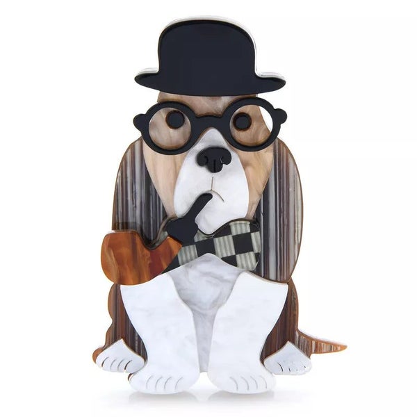 Acrylic Dog Brooch Carousel 1
