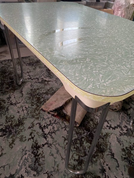 Retro Green Formica Table Carousel 2