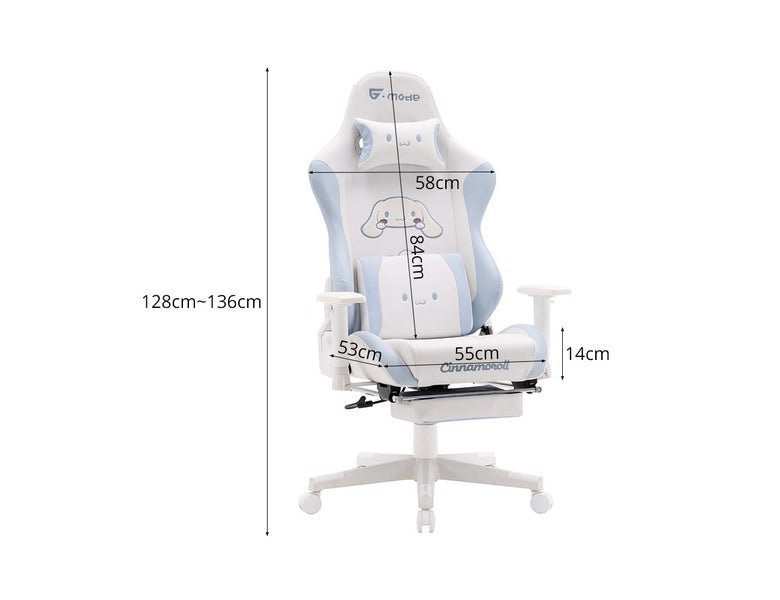 “Final stock clearance " Axle Gaming Office Chair - Blue + White Carousel 7