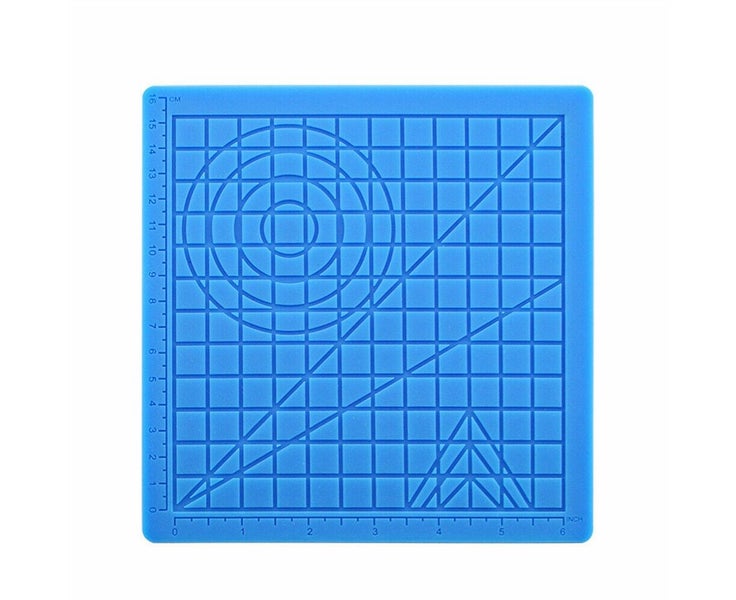 3D Printing Pen Silicone Design Mat with Basic Template withFinger Caps- Carousel 1