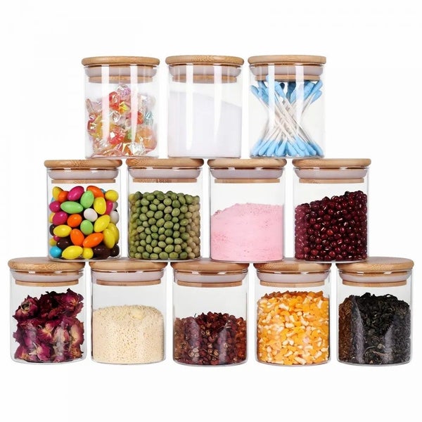 12PCs 300ml Airtight Glass Preserving Jar Carousel 2