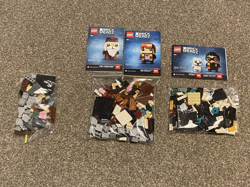 Lego Brickheadz Harry Potter, Hedwig, Ron, Dumbledore, Hermoine Carousel 1