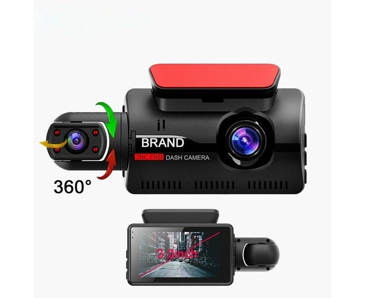Car Dash Cam Video Recorder Front Inside Dual Camera Carousel 1