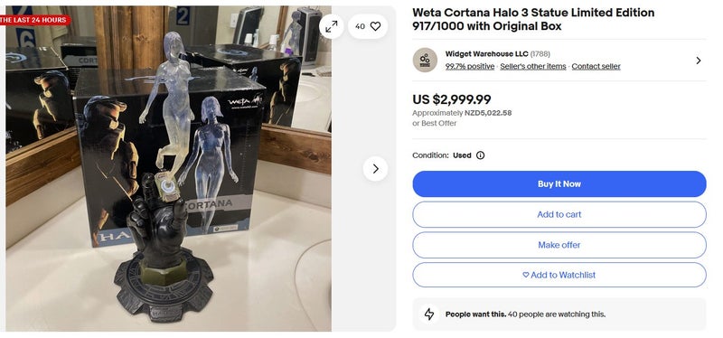 Weta Halo 3 Cortana Statue - Limited Edition - 131 of 1000 Carousel 15