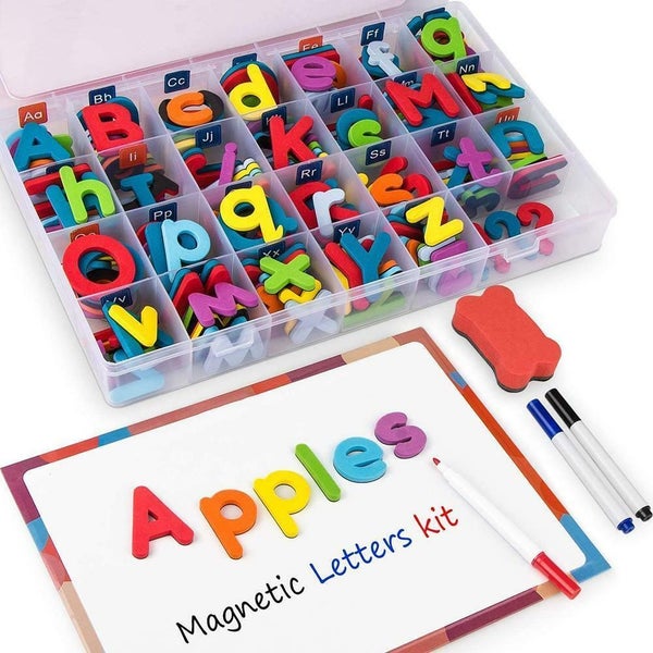 Magnetic Foam Letters Refrigerator Educational Spelling Magnet Toy Carousel 1