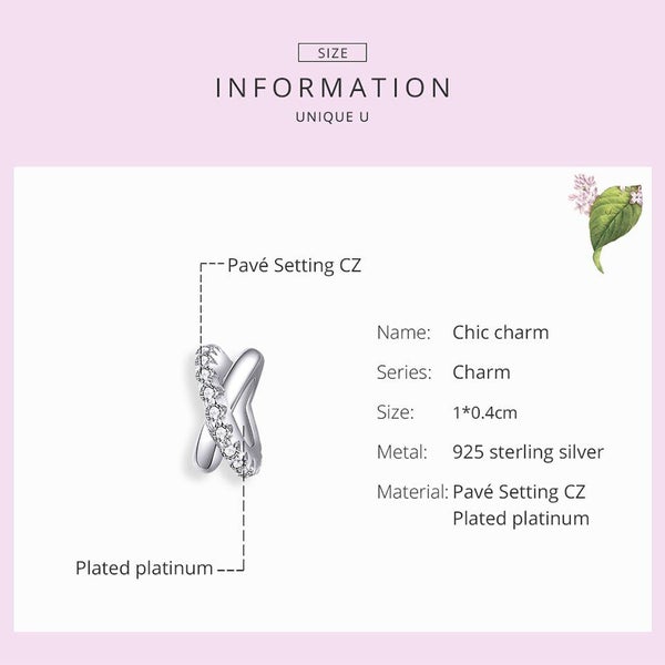 Cross Galaxy Silver Charm For Silver Bracelet 925 Sterling Silver Cz Fashion ... Carousel 5