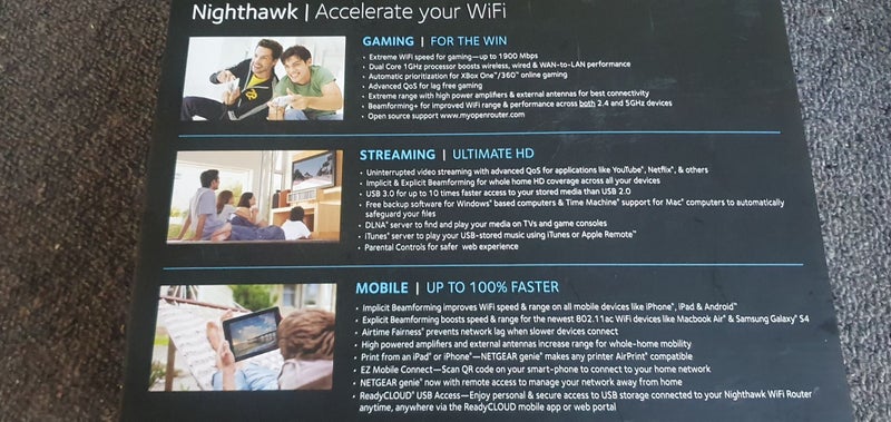 .2025 Netgear Nighthawk AC1900 Smart Wifi Router Carousel 2