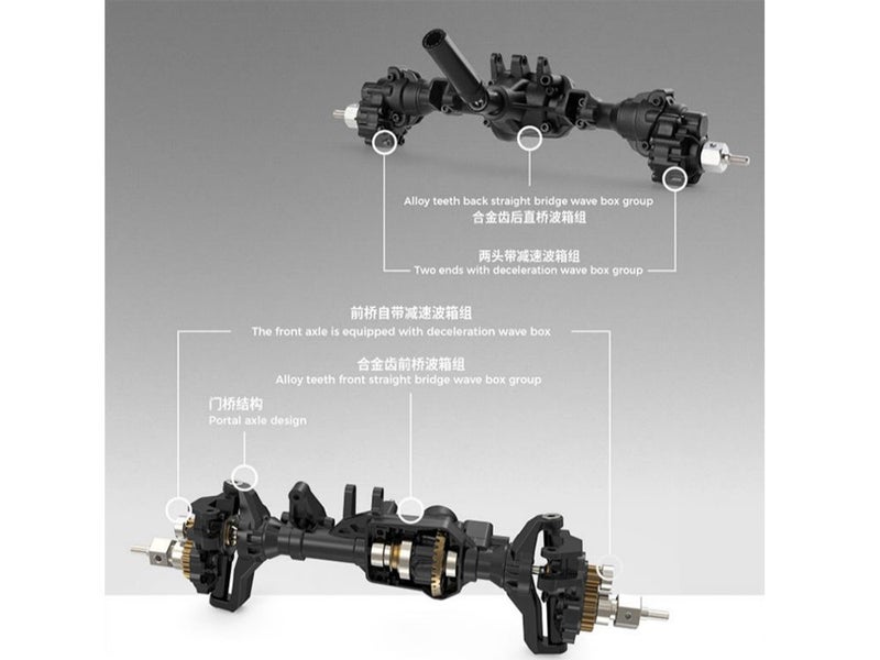 1:10 Electric Remote Control Car 4x4 Off-Road Climbing Vehicle Upgraded Carousel 8
