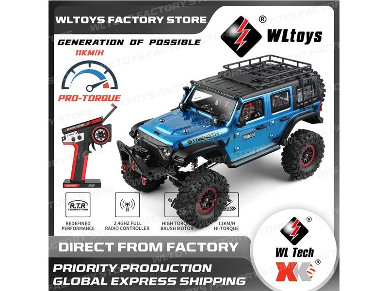 1:10 Electric Remote Control Car 4x4 Off-Road Climbing Vehicle Upgraded Carousel 2