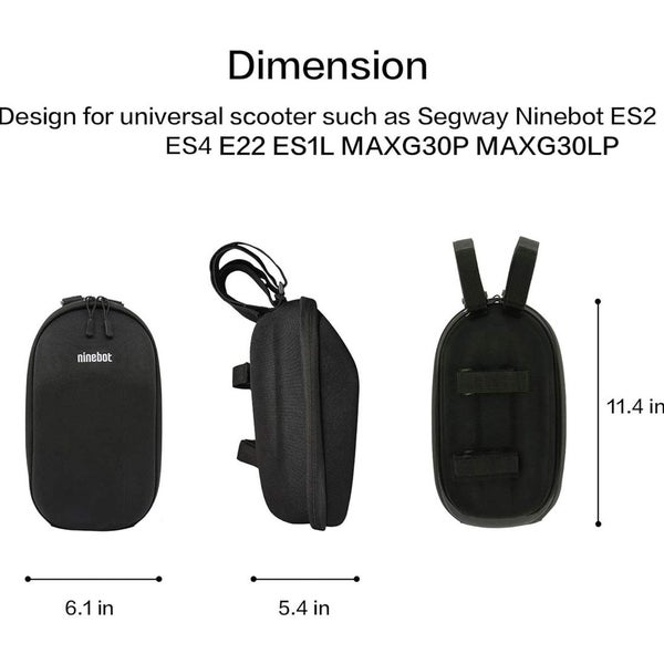 Segway Ninebot Waterproof Storage Bag - Black Carousel 7